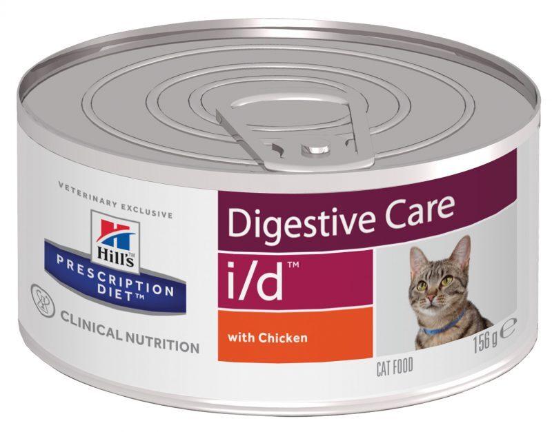Wet PD Feline i/d-Захв. ШКТ, панкреатит, консерва для котів догляд за травленням, 156 г