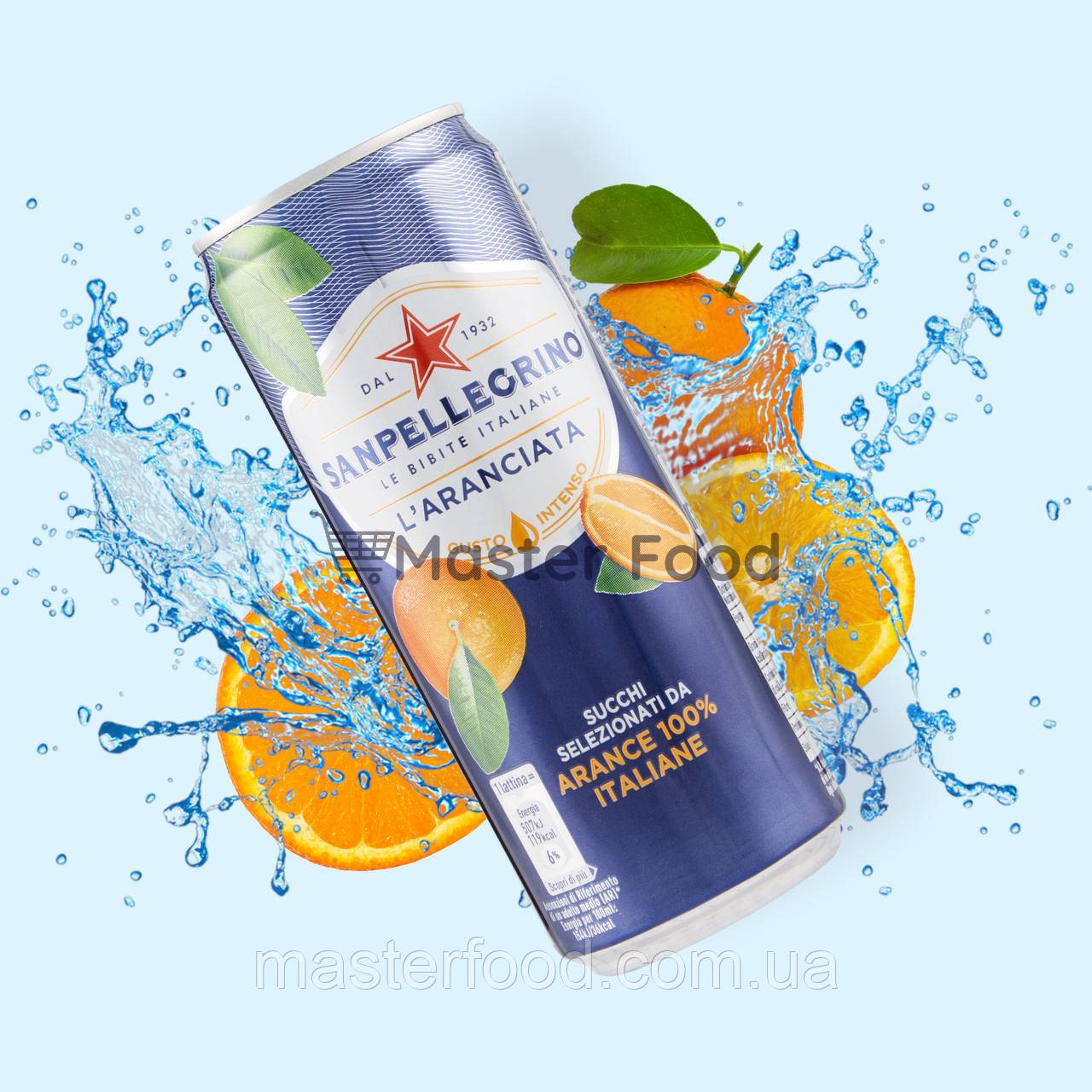 Напій Sanpellegrino l'aranciata 0.33 мл