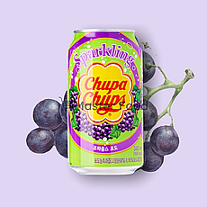 Напій Chupa Chups газований із виноградом 0,345л.