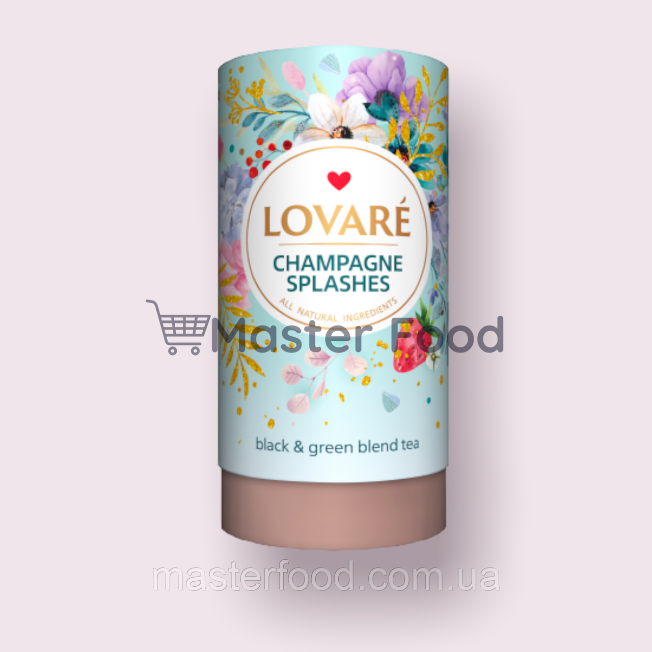 Чай чорний та зелений Lovare Splashes of Champagne 80г.