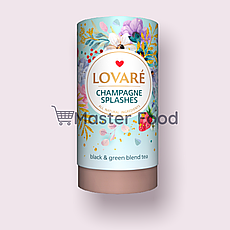 Чай чорний та зелений Lovare Splashes of Champagne 80г.