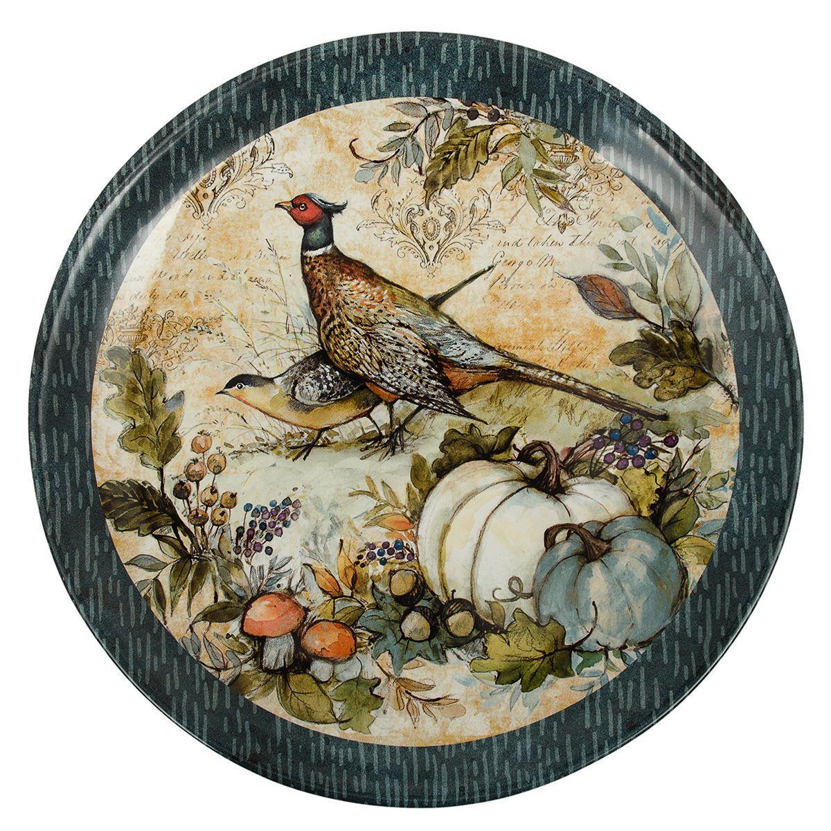 Блюдо керамічне кругле Certified International Harvest Gatherings 33 см 12529