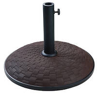 Подставка для зонта Time Eco TE-Н1-25 бетонная круглая коричневая, 25 кг