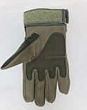 Перчатки тактичні, Розмір: X-Large, Factory Pilot Gloves Full Finger, Колір: Olive, фото 4