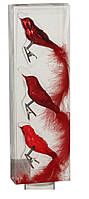 Украшение клипса декоративная Птичка, компл. 3 шт., цвет красный, House of Seasons