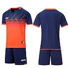 Комплект дитячої футбольної форми з коротким рукавом для тренувань та гри з можливістю нанесення номерів для команд, фото 2
