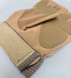 Перчатки тактичні безпалі, Розмір: Medium, Factory Pilot Gloves Half Palm, Колір: Tan, фото 4