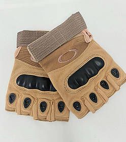 Перчатки тактичні безпалі, Розмір: Large, Factory Pilot Gloves Half Palm, Колір: Tan
