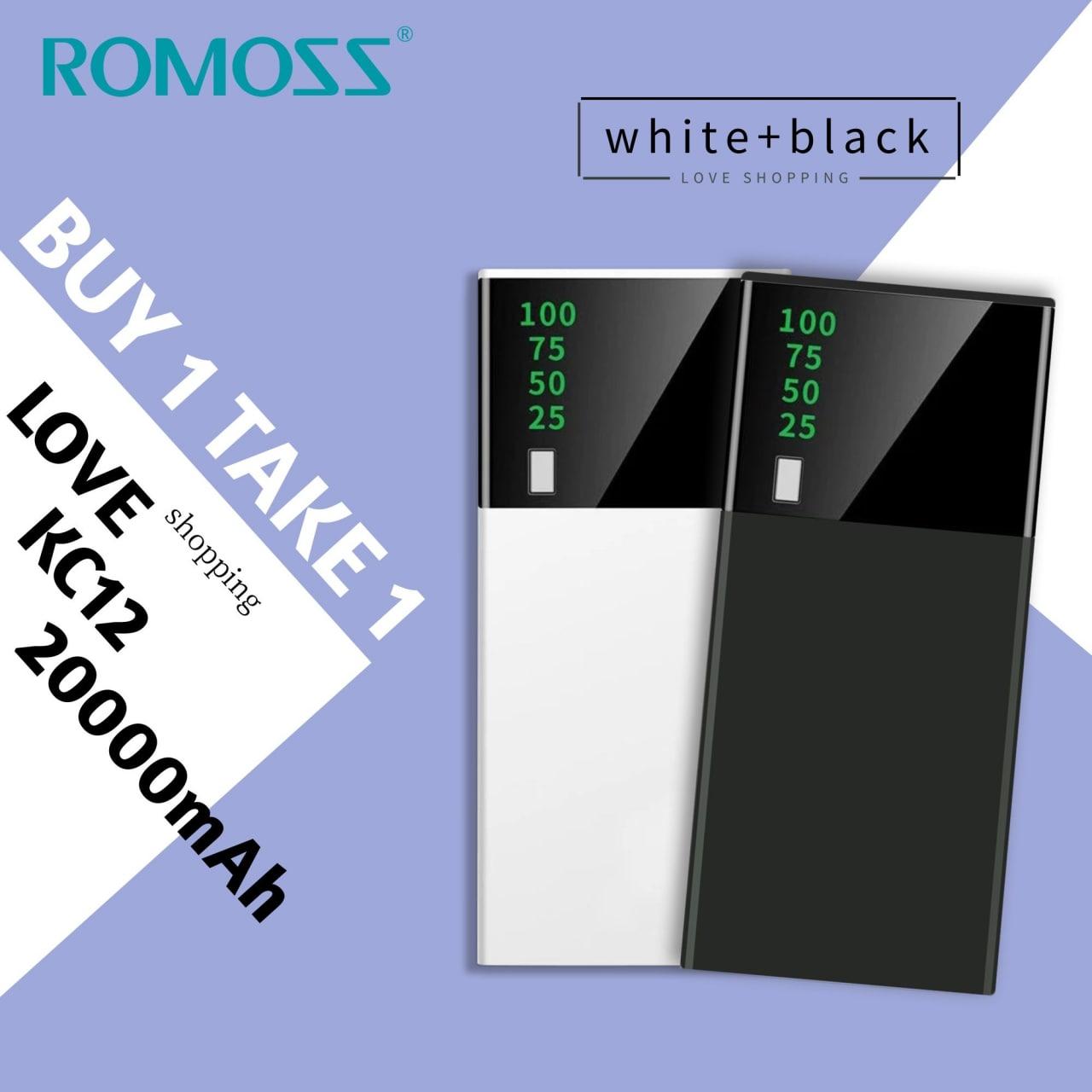 Повербанк Power Bank Romoss KC12 20000mAh (реальна ємність менша) / 2826