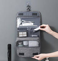 Дорожня косметичка підвісна для ванної кімнати Hongxing T66 сіра