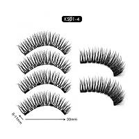 Ресницы магнитные накладные на 4 магнитах Magnetic Lashes KS01-4