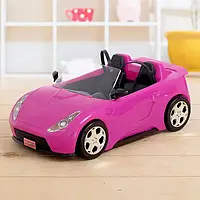 Кукла на машине 9010A розовый кабриолет автомобиль для куклы Барби fashion girl travel