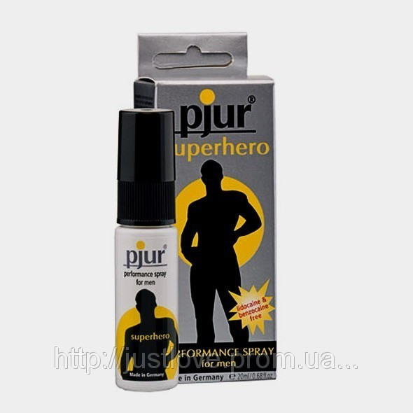 Інтимний спрей Pjur Superhero Spray20 ml, фото 1