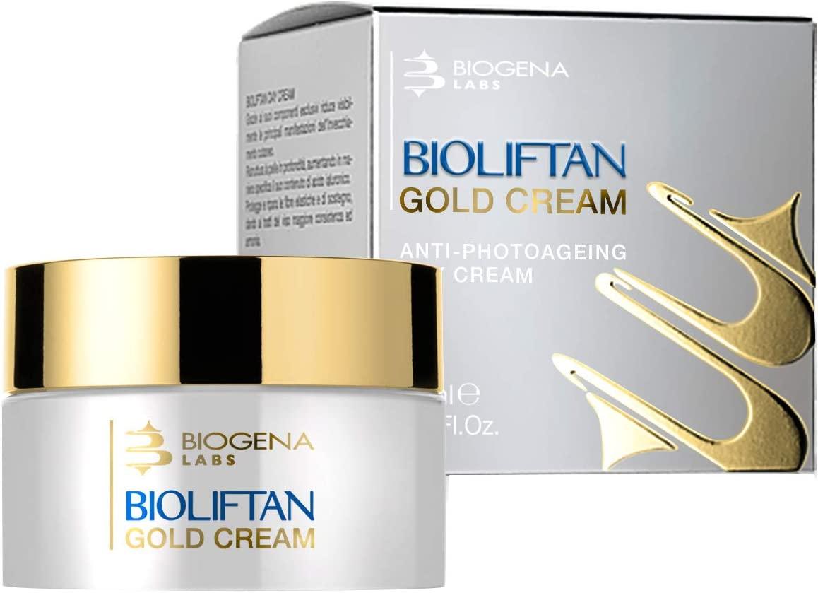 Biogena Bioliftan Gold Cream Крем омолаживающий для лица с SPF30, 50 мл - фото 1 - id-p1658816777