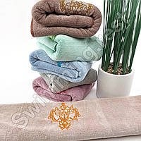 Рушник мікрофібра лицьовий Тризуб 100х50 см