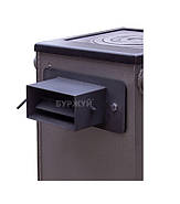 Твердопаливний котел Буржуй КП-12 з варильною плитою, Котел з плитою 12 кВт, Сталь 4 мм, фото 9