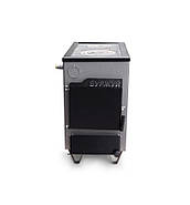 Твердопаливний котел з варильною плитою, Твердопаливний котел, Котел з плитою 18 кВт 180 м2 Сталь 4 мм!, фото 3