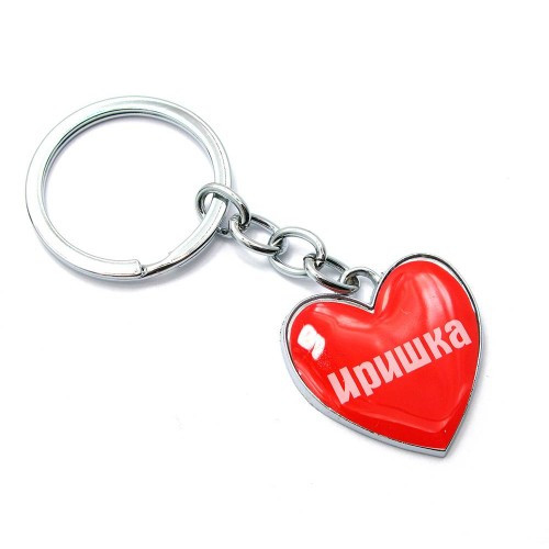 Брелок сердечко червоного кольору Іграшка