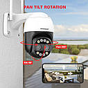 Вулична поворотна WIFI камера спостереження Boavision BW8MP8X. Зум. iCSee, фото 5