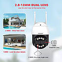 Вулична поворотна WIFI камера спостереження Boavision BW8MP8X. Зум. iCSee, фото 9