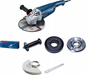 Кутова шліфувальна машина (болгарка) 230 мм Bosch GWS 22-230 JH (0601882203), 2200 Вт, 6500 об/мин, диск 230 мм, фото 3