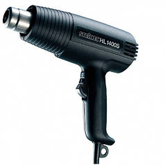 Будівельний фен Steinel HL 1400 S: 1400Вт, 240/450 л/хв.,2 швидкості 300° та 500°C, легкий 550г, Німеччина
