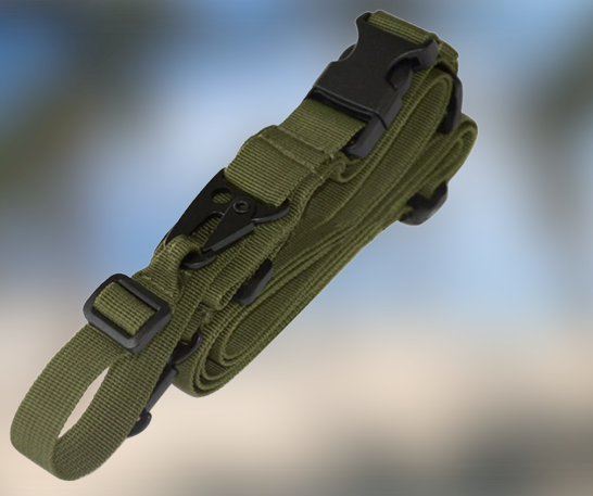 Триточковий збройовий ремінь для автомата АК стрілецької зброї
