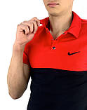 Футболка Polo Nike красно-черная (ХМ), фото 6