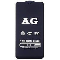 Защитное стекло 2.5D CP+ (full glue) Matte для Samsung Galaxy A71 / Note 10 Lite / M51 / M62 / A73 Черный