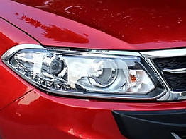 Накладки на фари ABS-пластик Libao для Chery Tiggo 5 (2 шт)
