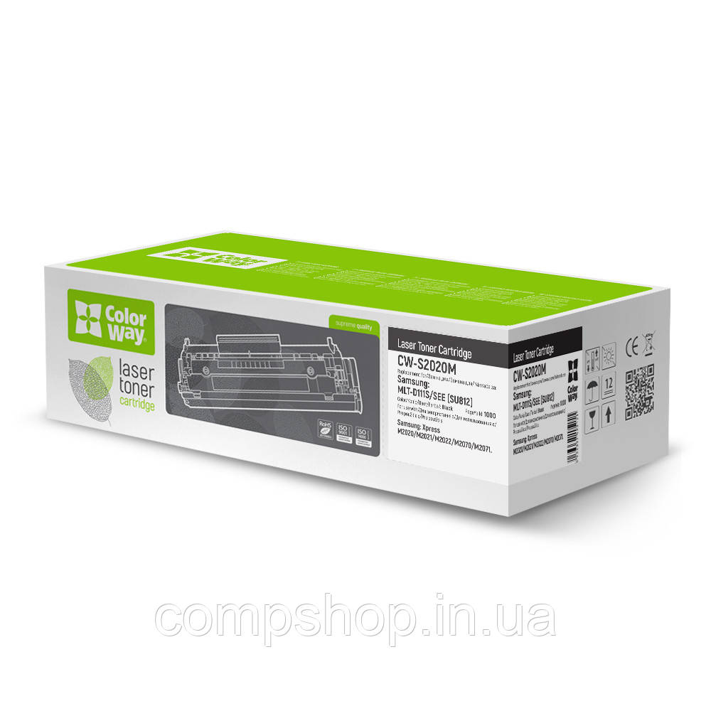Картридж Samsung SL-M2020/2020W/2070 (D111S) (CW-S2020M) *ColorWay (код 76252)
