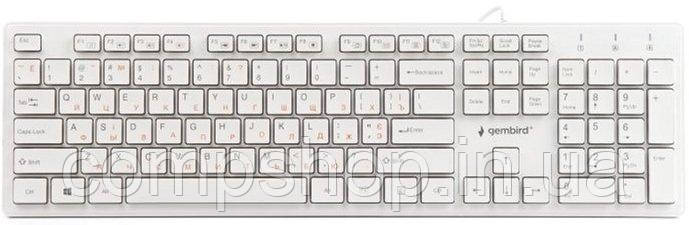 Клавіатура Gembird KB-MCH-03-W-UA White USB (код 116964)