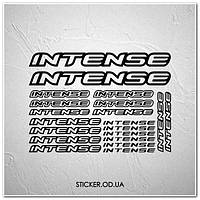 Набір наклейок на велосипед "INTENSE", наклейки на раму.