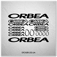 Набір наклейок на велосипед "ORBEA", наклейки на раму.