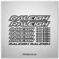Набір наклейок на велосипед "RALEIGH", наклейки на раму.