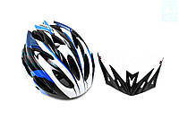 Шлем велосипедный M (54-57 см) съемный козырек, 18 вент. отверстия, системы регулировки по размеру Divider и