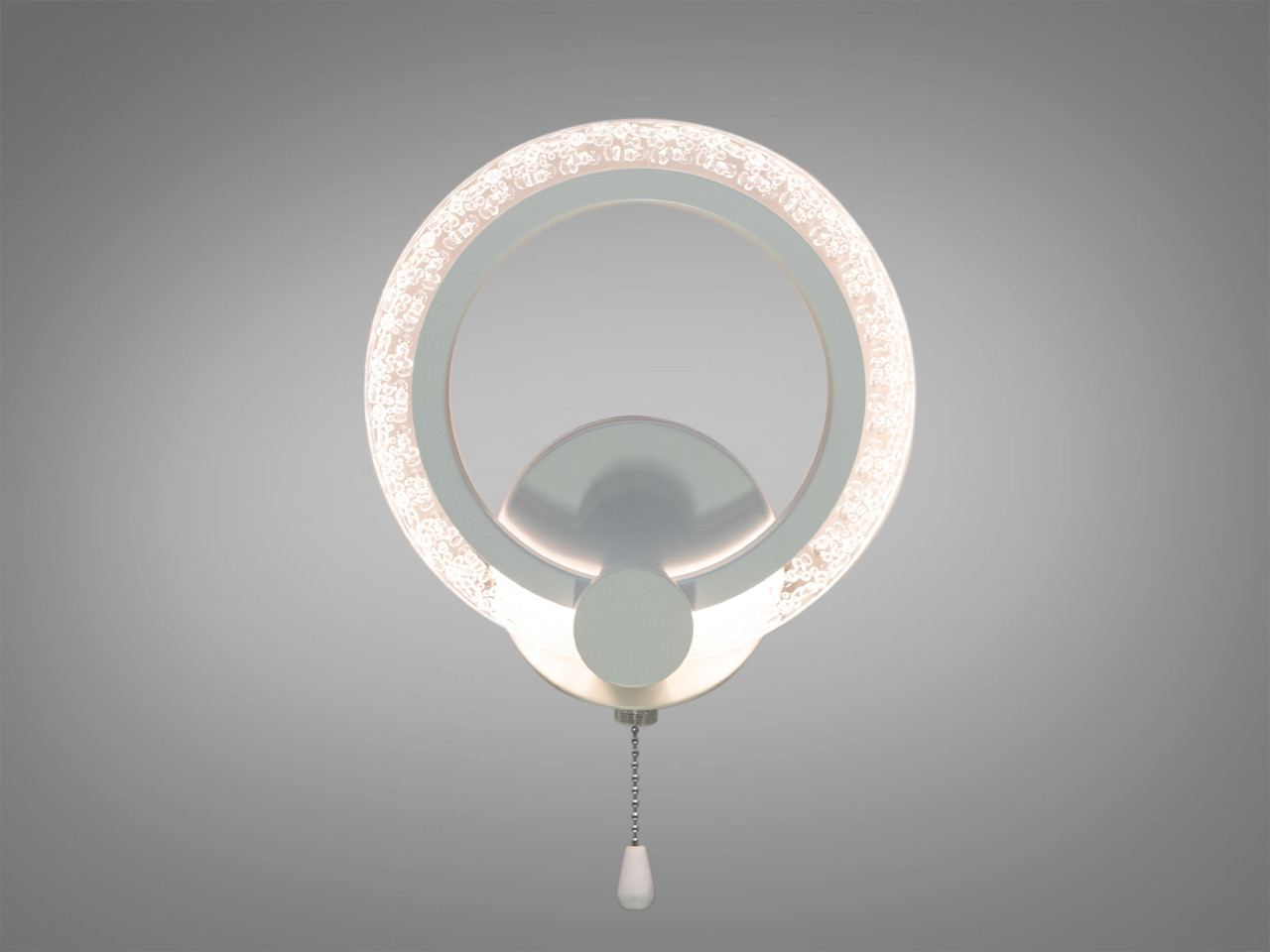 Приліжкове світлодіодне бра круглої форми, колір білий, 11 W на 1,5м2 A8180-1WH-LS