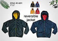 Куртки 2х сторонние для мальчиков оптом, размеры 6-16 лет, Victory, AC-6501
