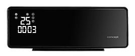 Настінний керамічний обігрівач Concept QH4001 чорний Чехія