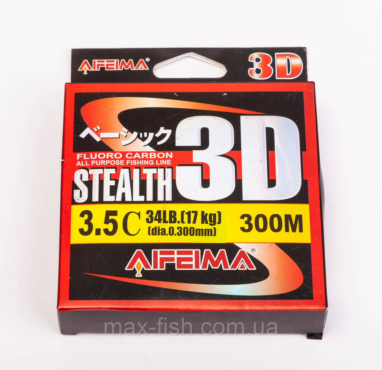 Лісочка 3D 300м 0.30мм Feima Invisible 17кг, фото 1