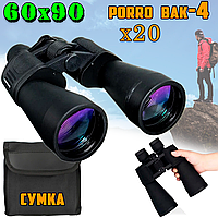 Бинокль для наблюдения туристический с призмами Porro 60X90 Bushnell 7011 Xthysq