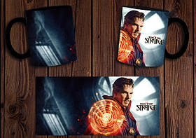 Чашка "Доктор Стрендж" / Кружка Doctor Strange №1 Чорний