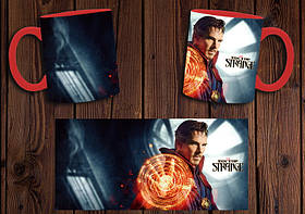 Чашка "Доктор Стрендж" / Кружка Doctor Strange №1 Червоний