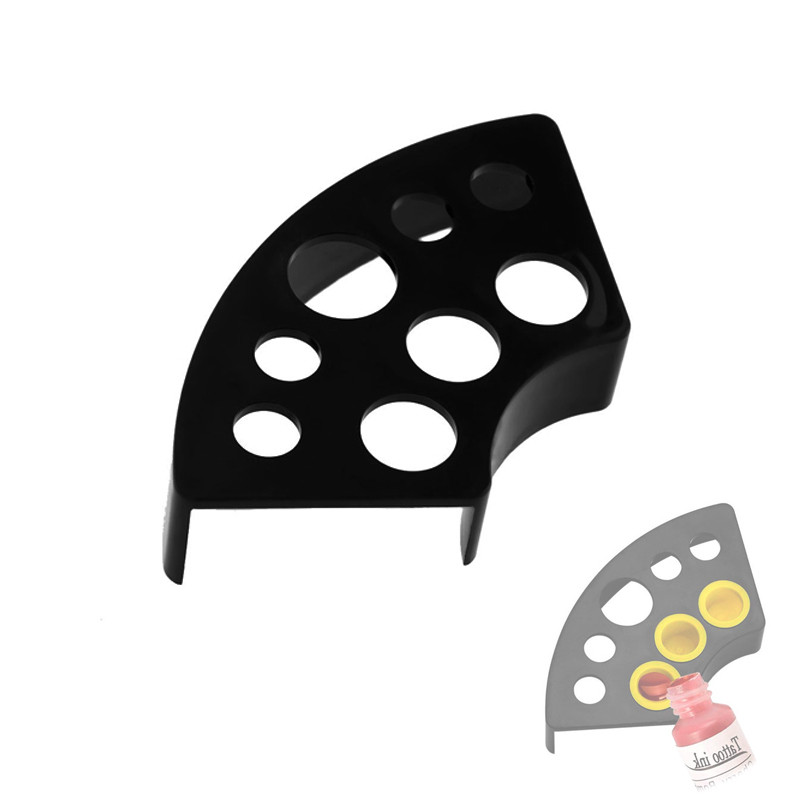 Підставка під ковпачки капси для тату, 8 отворів, пластикова, фото 1