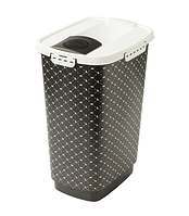 Контейнер для сухого корму Rotho Cody 25 л (40019) чорний, для котів і собак