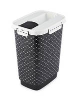 Контейнер для сухого корму Rotho Cody 10 л (40021) чорний, для котів і собак