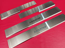 Накладки на пороги MAZDA 6 2013+