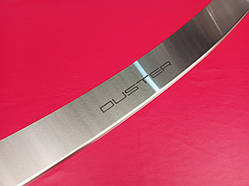 Накладка на задний бампер с загибом Renault Duster 2010-2017