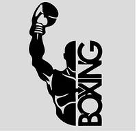 Виниловые наклейки на авто - Boxing размер 20 см