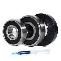 Ремонтний комплект підшипників для пральних машин BEKO (+ порція мастила для сальників) КТ 6203 2RS та 6204